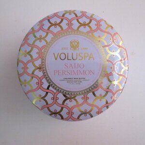 VOLUSPA Saijo Persimmon Luxury Candle Bougie Parfume Coconut Wax Blend 12oz #80